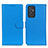 Leather Case Stands Flip Cover Holder A03D for Samsung Galaxy M14 5G Sky Blue