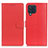 Leather Case Stands Flip Cover Holder A03D for Samsung Galaxy M32 4G Red