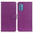 Leather Case Stands Flip Cover Holder A03D for Samsung Galaxy M52 5G Purple