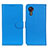 Leather Case Stands Flip Cover Holder A03D for Samsung Galaxy XCover 5 SM-G525F Sky Blue