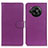 Leather Case Stands Flip Cover Holder A03D for Sharp Aquos R7 Purple