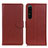 Leather Case Stands Flip Cover Holder A03D for Sony Xperia 1 IV