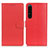 Leather Case Stands Flip Cover Holder A03D for Sony Xperia 1 IV Red