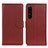 Leather Case Stands Flip Cover Holder A03D for Sony Xperia 1 IV SO-51C