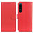 Leather Case Stands Flip Cover Holder A03D for Sony Xperia 1 IV SO-51C Red