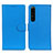 Leather Case Stands Flip Cover Holder A03D for Sony Xperia 1 IV SO-51C Sky Blue