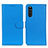 Leather Case Stands Flip Cover Holder A03D for Sony Xperia 10 III SO-52B Sky Blue