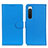 Leather Case Stands Flip Cover Holder A03D for Sony Xperia 10 IV SO-52C Sky Blue