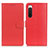 Leather Case Stands Flip Cover Holder A03D for Sony Xperia 10 IV SOG07 Red