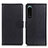 Leather Case Stands Flip Cover Holder A03D for Sony Xperia 5 III SO-53B Black