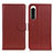 Leather Case Stands Flip Cover Holder A03D for Sony Xperia 5 IV