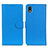 Leather Case Stands Flip Cover Holder A03D for Sony Xperia Ace III SO-53C Sky Blue