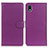 Leather Case Stands Flip Cover Holder A03D for Sony Xperia Ace III SOG08 Purple