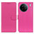 Leather Case Stands Flip Cover Holder A03D for Vivo X90 5G Hot Pink