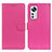 Leather Case Stands Flip Cover Holder A03D for Xiaomi Mi 12 5G Hot Pink