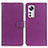 Leather Case Stands Flip Cover Holder A03D for Xiaomi Mi 12 5G Purple