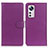 Leather Case Stands Flip Cover Holder A03D for Xiaomi Mi 12 Pro 5G Purple