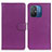 Leather Case Stands Flip Cover Holder A03D for Xiaomi Redmi 11A 4G Purple