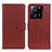 Leather Case Stands Flip Cover Holder A03D for Xiaomi Redmi K60 Ultra 5G Brown