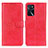 Leather Case Stands Flip Cover Holder A04D for Oppo A16s Red