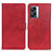 Leather Case Stands Flip Cover Holder A04D for Oppo K10 5G India Red