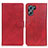 Leather Case Stands Flip Cover Holder A04D for Oppo K10 5G Red