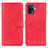 Leather Case Stands Flip Cover Holder A04D for Oppo Reno5 F Red