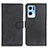 Leather Case Stands Flip Cover Holder A04D for Oppo Reno7 Pro 5G Black