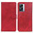 Leather Case Stands Flip Cover Holder A04D for Realme Narzo 50 5G Red