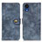 Leather Case Stands Flip Cover Holder A04D for Samsung Galaxy A03 Core Blue