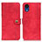 Leather Case Stands Flip Cover Holder A04D for Samsung Galaxy A03 Core Red