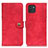 Leather Case Stands Flip Cover Holder A04D for Samsung Galaxy A03 Red