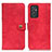 Leather Case Stands Flip Cover Holder A04D for Samsung Galaxy F34 5G Red