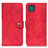 Leather Case Stands Flip Cover Holder A04D for Samsung Galaxy F42 5G Red