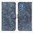 Leather Case Stands Flip Cover Holder A04D for Samsung Galaxy M52 5G Blue