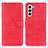 Leather Case Stands Flip Cover Holder A04D for Samsung Galaxy S21 FE 5G Red