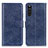 Leather Case Stands Flip Cover Holder A04D for Sony Xperia 10 III Lite Blue