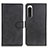 Leather Case Stands Flip Cover Holder A04D for Sony Xperia 5 IV Black