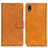 Leather Case Stands Flip Cover Holder A04D for Sony Xperia Ace III SOG08 Brown