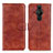 Leather Case Stands Flip Cover Holder A04D for Sony Xperia PRO-I Brown