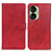 Leather Case Stands Flip Cover Holder A05D for Asus ZenFone 10 Red