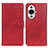 Leather Case Stands Flip Cover Holder A05D for Huawei Nova 11 Pro Red