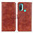 Leather Case Stands Flip Cover Holder A05D for Motorola Moto E40