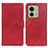 Leather Case Stands Flip Cover Holder A05D for Motorola Moto Edge (2023) 5G Red