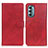 Leather Case Stands Flip Cover Holder A05D for Motorola Moto G Stylus (2022) 5G Red