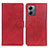 Leather Case Stands Flip Cover Holder A05D for Motorola Moto G14 Red