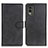 Leather Case Stands Flip Cover Holder A05D for Nokia C210 Black