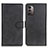 Leather Case Stands Flip Cover Holder A05D for Nokia G21 Black