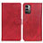 Leather Case Stands Flip Cover Holder A05D for Nokia G21 Red