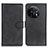 Leather Case Stands Flip Cover Holder A05D for OnePlus 11 5G Black